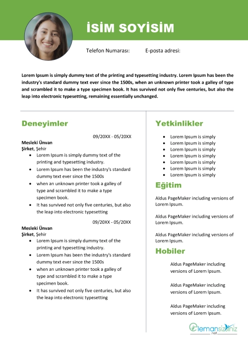 Cv Tasarım 4
