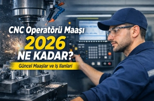 CNC Operatörü Maaşı Ne Kadar? 2026 Güncel CNC Maaşları
