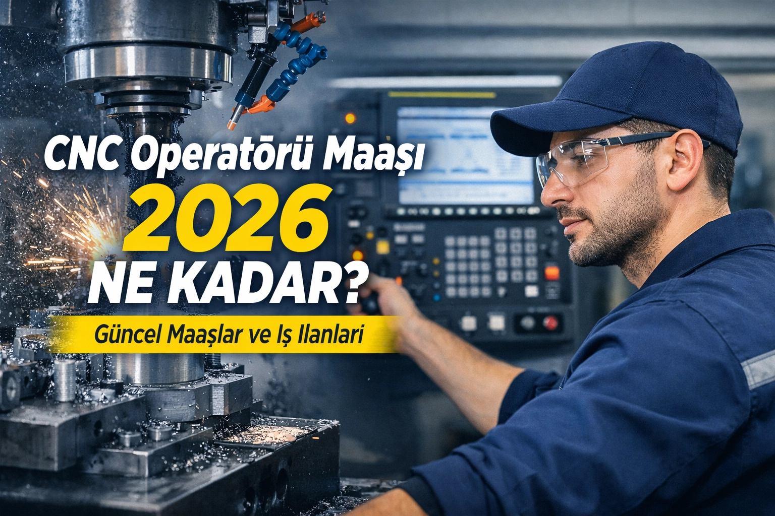 CNC Operatörü Maaşı Ne Kadar? 2026 Güncel CNC Maaşları