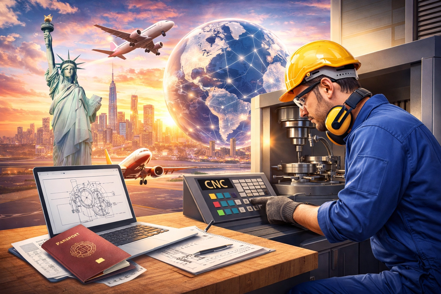 CNC Operatörü Yurtdışı İş İlanları Maaşlar ve Başvuru Rehberi