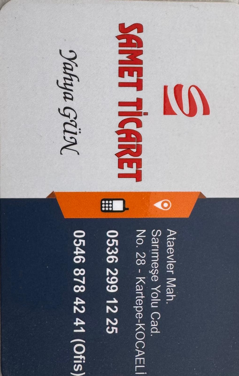 SAMET TİCARET Logo
